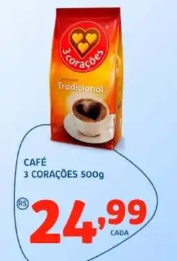 Bergamais Supermercados Café 3 corações oferta
