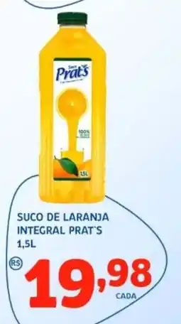 Bergamais Supermercados Suco de laranja integral prat's oferta