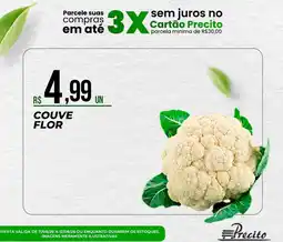Supermercado Precito couve flor oferta
