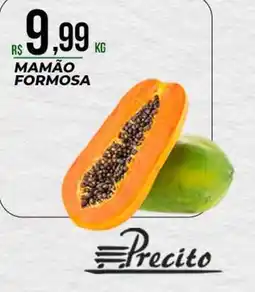 Supermercado Precito Mamão formosa oferta