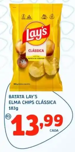 Bergamais Supermercados batata lay's elma chips clássica oferta