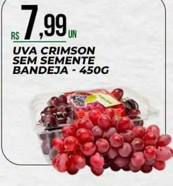 Supermercado Precito uva crimson sem semente oferta