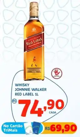 Bergamais Supermercados Whisky johnnie walker red label oferta
