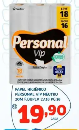 Bergamais Supermercados Papel higiênico personal vip neutro oferta