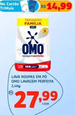 Bergamais Supermercados Lava roupas em pó omo lavagem perfeita oferta