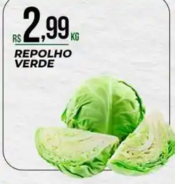 Supermercado Precito repolho verde oferta