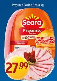 Supermercados Guanabara Presunto cozido seara kg oferta