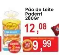 Federzoni Supermercados Pão de Leite Paderri oferta