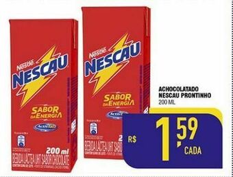 Mercantil Rodrigues Achocolatado nescau prontinho 200ml oferta
