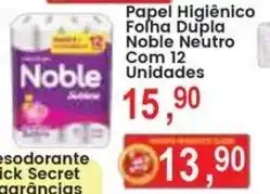 Federzoni Supermercados Papel Higiênico Folha Dupla Noble Neutro oferta