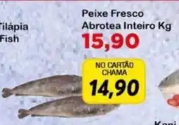 Chama Supermercados Peixe fresco abrotea inteiro kg oferta