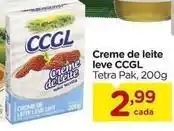 Carrefour Ccgl - creme de leite leve oferta
