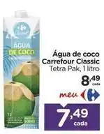 Carrefour Carrefour - água de coco classic oferta