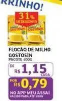 Assaí Atacadista Gostosinha - flocao de milho oferta