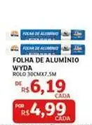 Assaí Atacadista Wyda - folha de aluminio oferta