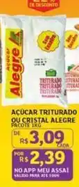 Assaí Atacadista Alto alegre - açúcar triturado ou cristal oferta