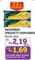 Assaí Atacadista De - macarrao spaghetti oferta