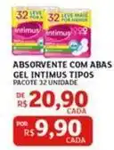 Assaí Atacadista Intimus - absorvente com abas gel tipos oferta