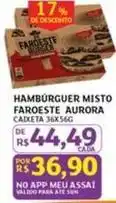 Assaí Atacadista Aurora - hambúrguer misto oferta