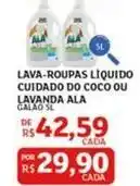 Assaí Atacadista Ala - lava-roupas liquido cuidado do coco ou lavanda oferta