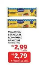 Assaí Atacadista Brandini - macarrão espaguete económico oferta