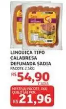 Assaí Atacadista Sadia - linguiça tipo calabresa defumada oferta