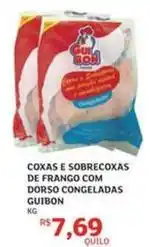 Assaí Atacadista Guibon - coxas e sobrecoxas de frango com dorso congeladas oferta
