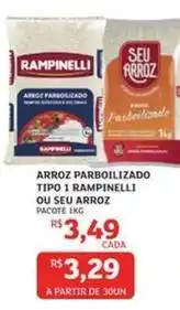Assaí Atacadista Rampinelli - arroz parboilizado tipo 1 ou seu arroz oferta