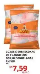 Assaí Atacadista Avivar - coxas e sobrecoxas de frango com dorso congeladas oferta