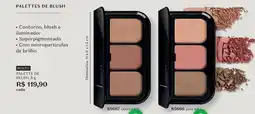 O Boticário Pink - palet tes de blush oferta