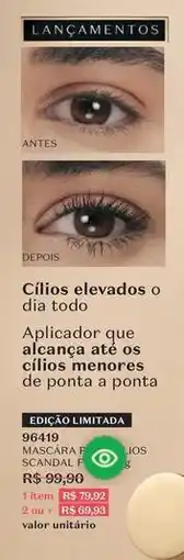O Boticário Dia - cilios elevados o todo oferta