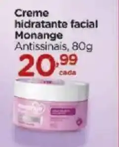 Carrefour Creme hidratante facial Monange oferta