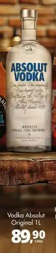 Delta Supermercados Vodka Absolut Original oferta