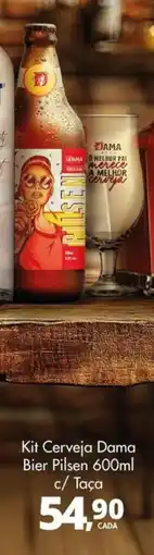 Delta Supermercados Kit Cerveja Dama Bier Pilsen oferta