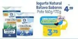 Supermercados Jau Serve logurte Natural Batavo Sabores oferta