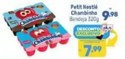 Supermercados Jau Serve Petit Nestlé Chambinho Bandeja oferta