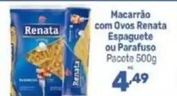 Supermercados Jau Serve Macarrão com Ovos Renata Espaguete ou Parafuso oferta