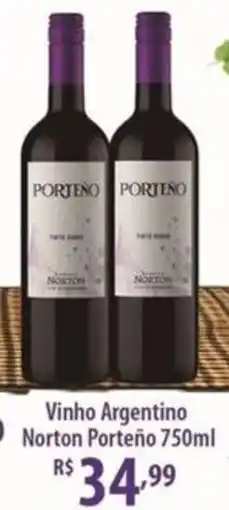 Rede DAS Vinho Argentino Norton Porteño oferta