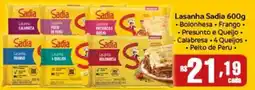 Supermercados São Vicente Lasanha sadia oferta