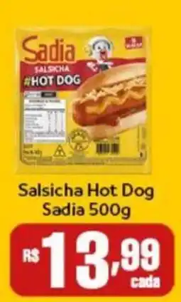 Supermercados São Vicente Salsicha hot dog oferta