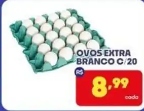 Ovos extra branco c/20