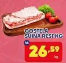 Boa Supermercados Costela suina resf kg oferta