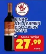 Boa Supermercados vinho chi carmen discovery oferta