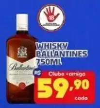 Boa Supermercados Whisky ballantines oferta