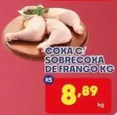 Boa Supermercados Coxa c/ sobrecoxa de frango kg oferta