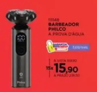 Barbeador philco a prova d'água