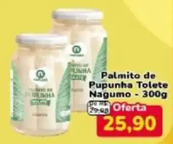 Palmito de Pupunha Tolete Nagumo