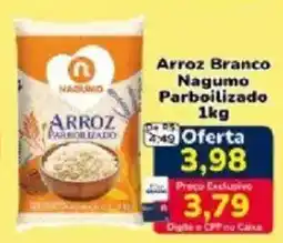 Nagumo Arroz branco nagumo parboilizado oferta