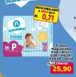Nagumo Fralda naguminho oferta