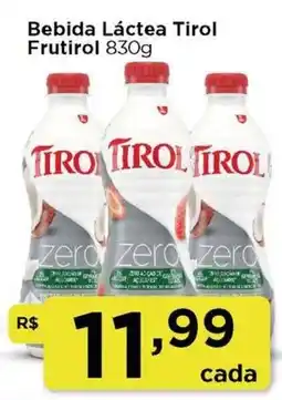 Rede Vivo Bebida Láctea Tirol Fruttirol oferta